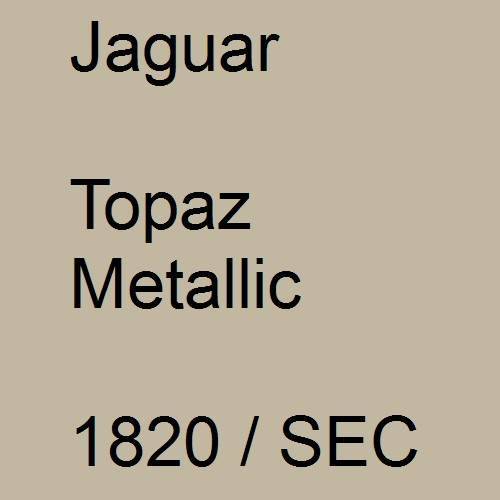 Jaguar, Topaz Metallic, 1820 / SEC.